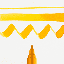 Маркер акварельный "Ecoline", 202 желтый темный
