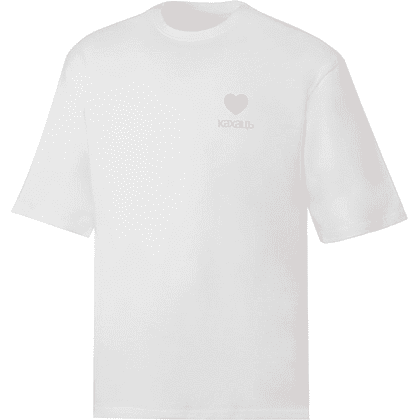 Футболка унисекс "Libra. Кахаць", 220, M-L, хлопок, оверсайз, белый, розовый