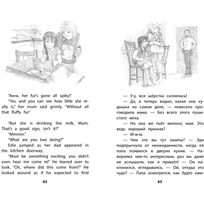 Книга на английском языке "Котенок Веснушка, или Как научиться помогать = The Rescued Kitten", Вебб Х. - 4