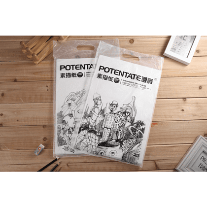 Бумага для рисования "Potentate", 160 г/м2, 27х39 см, натуральный белый - 3