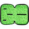 Пенал-книжка "Minecraft", 2 отделения, черный, зеленый - 3
