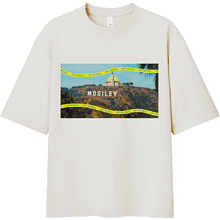 Футболка оверсайз унисекс "City of hills", XS-S, белый 