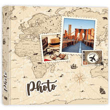 Альбом для фото "ADHESIVE", 31х32 см, 50 страниц, разноцветный