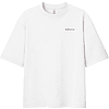 Футболка унисекс "Libra. Буська", 220, XS-S, хлопок, оверсайз, белый - 5