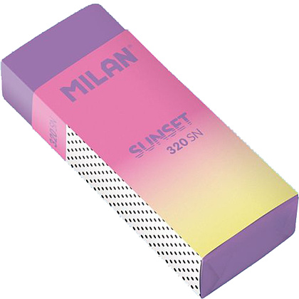Ластик Milan "Sunset 320SL", 1 шт, ассорти