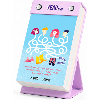 Календарь настольный на английском языке Yearee "Каждый твой день", 9x15 см, 2027 - 10