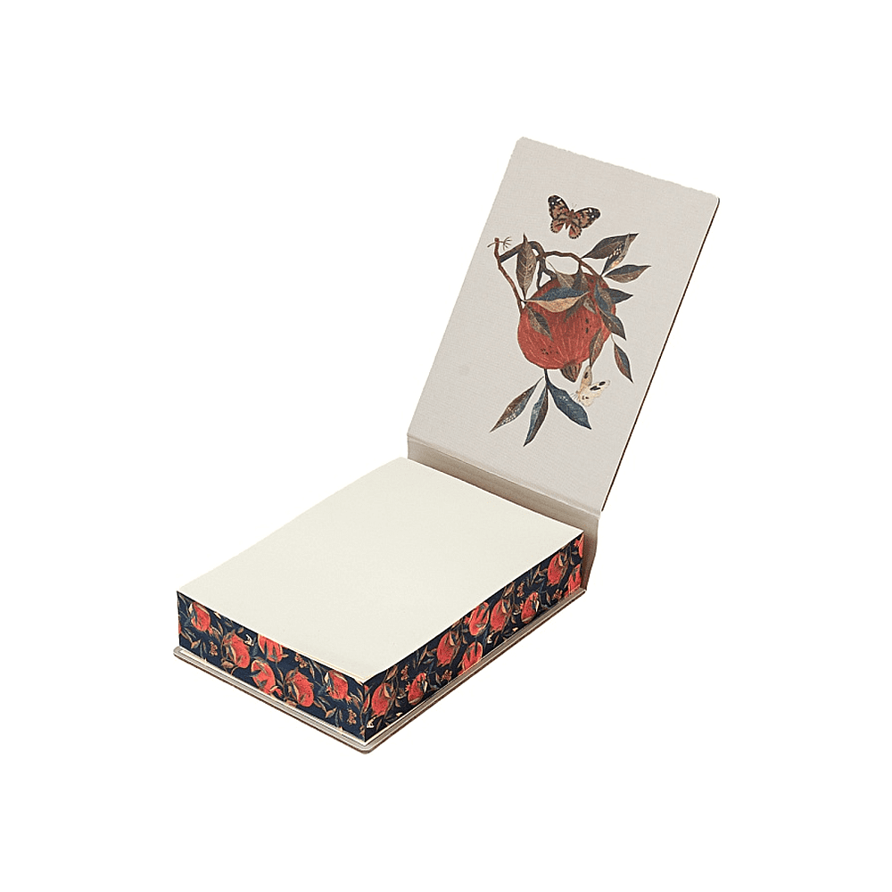 Блокнот "Flora. Гранат", A6, 250 листов, нелинейный, склейка сверху, черный, красный - 3