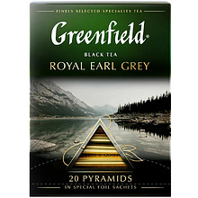 Чай черный Greenfield "Royal Earl Grey", в пирамидках, 20 шт