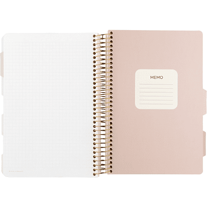 Книга записная "Love me", A5, 200 листов, клетка, линейка, точка, бежевый - 6