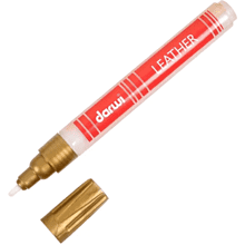 Маркер акриловый для кожи "Darwi", 2 мм, золото