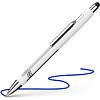 Ручка шариковая автоматическая "Schneider Senator Epsilon Touch", белый, серебристый, стерж. сини - 2