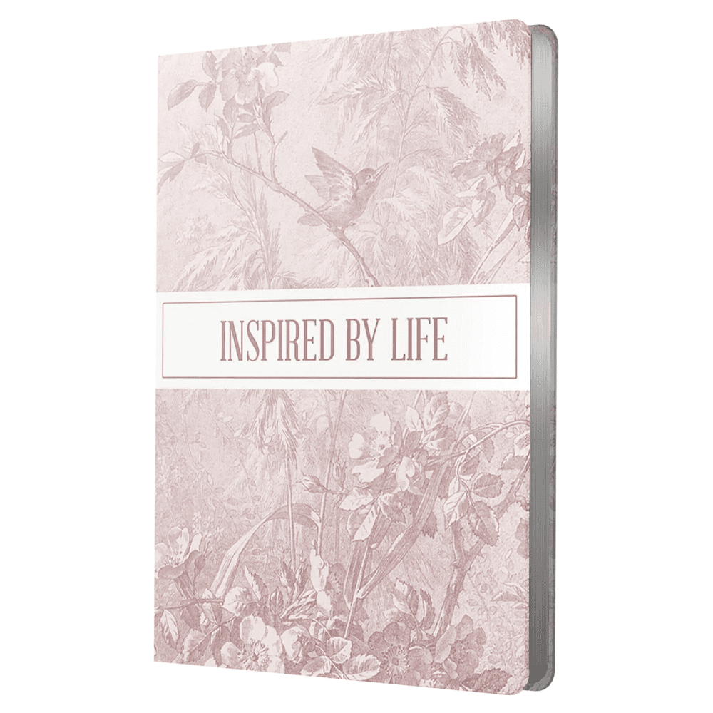 Ежедневник недатированный "Floreale. Cedar Rose", A5, 152 листа, розовый