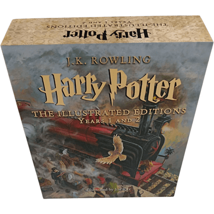 Комплект книг на английском языке "Harry Potter. The Illustrated Editions: Years 1 and 2", J.K. Rowling, Ill. Jim Kay  - 6
