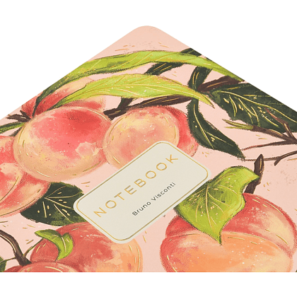 Тетрадь "Flora. Paradise. Персики", A5, 40 листов, клетка, розовый - 6