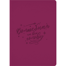Ежедневник BrunoVisconti недатированный «Волшебная на всю голову», А5, темно-розовый 