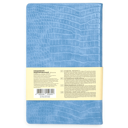 Ежедневник недатированный, "Savage. Небесный", A5, 128 листов, голубой - 3