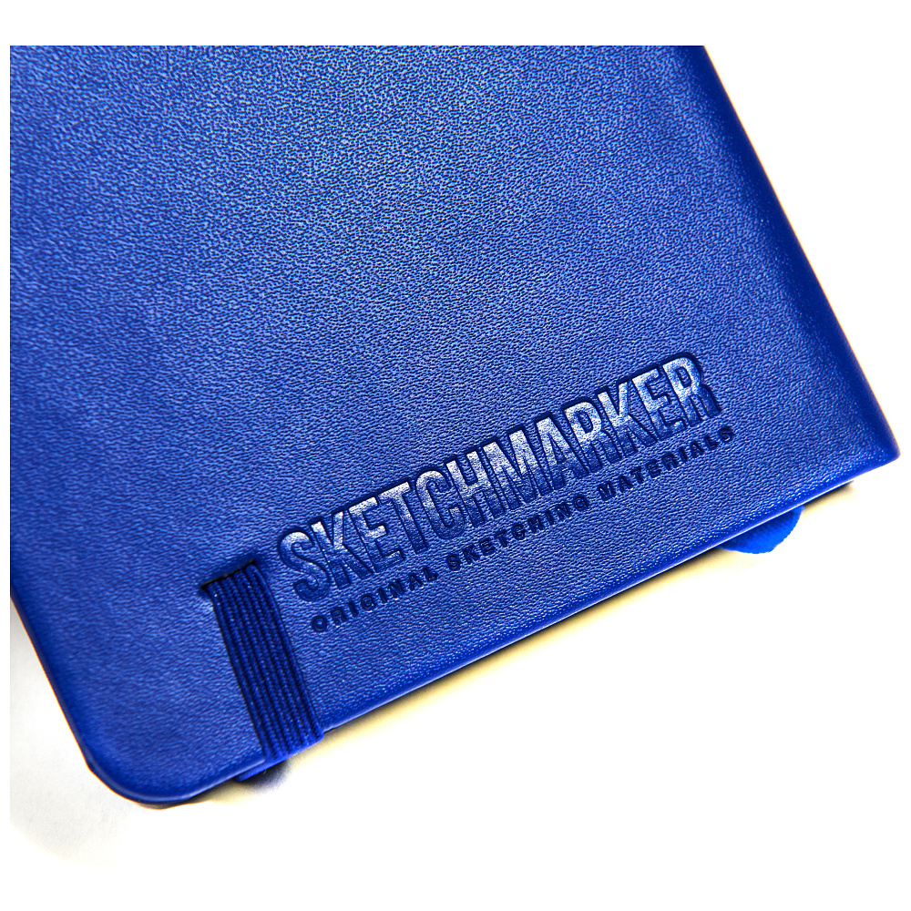 Скетчбук "Sketchmarker. Вяртанне", 9x14 см, 80 листов, нелинованный, королевский синий - 8