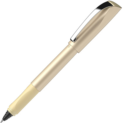 Ручка-роллер "Schneider Ceod Shiny", M, светло-золотой, стерж. синий