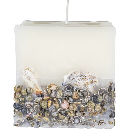 Свеча декоративная "Цилиндр Donau Home Brezza", 70х70х70 мм, белый - 2