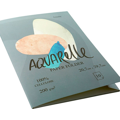 Блок бумаги для акварели "Проф", А4, 200 г/м2, 10 листов - 3
