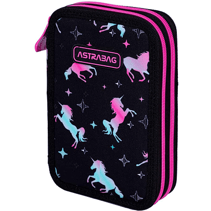 Пенал-книжка "Unicorn Squad", 2 отделения, с наполнением