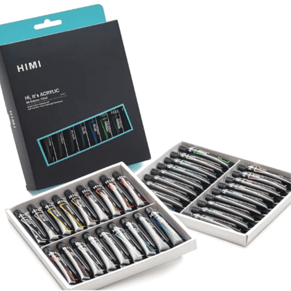 Краски акриловые "Himi.New vision", 36 цветов, тубы