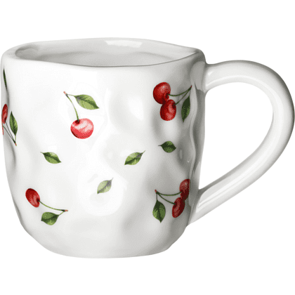 Кружка керамическая "Cherry", 400 мл, белый