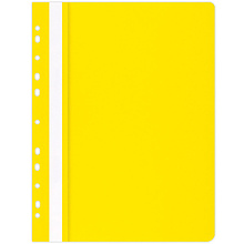Папка-скоросшиватель с перфорацией "Office Product", А4, желтый