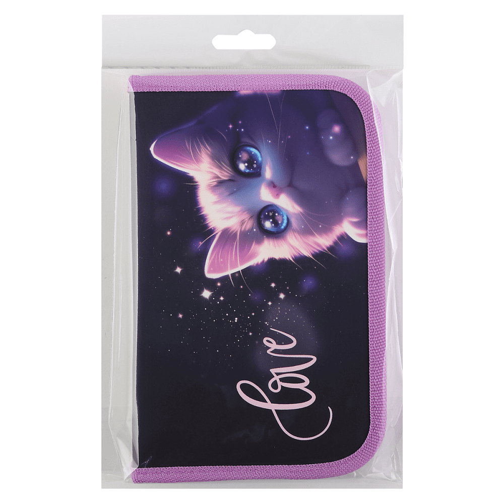 Пенал-книжка "Love cat", 1 отделение - 4