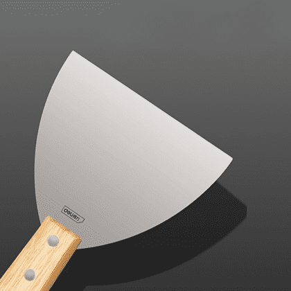 Шпатель Deli YS DL-HD5C, нержавеющий, 125 мм, деревянная рукоятка - 3