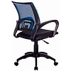Кресло для персонала Бюрократ "CH-695NLT", ткань, пластик, синий, черный - 4