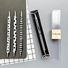 Ручка шариковая автоматическая "Felicita Black&White. Модный паттерн", 0.7 мм, белый, черный, стерж. синий - 6