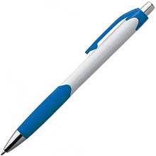 Ручка шариковая автоматическая "Mao", 0.5 мм, белый, синий. стерж. синий