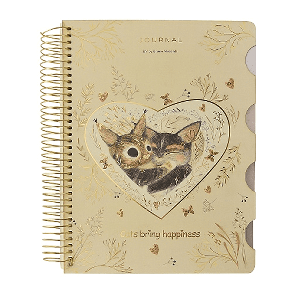 Книга записная  "Love me", В5, 120 листов, клетка, линейка, точка, бежевый - 2