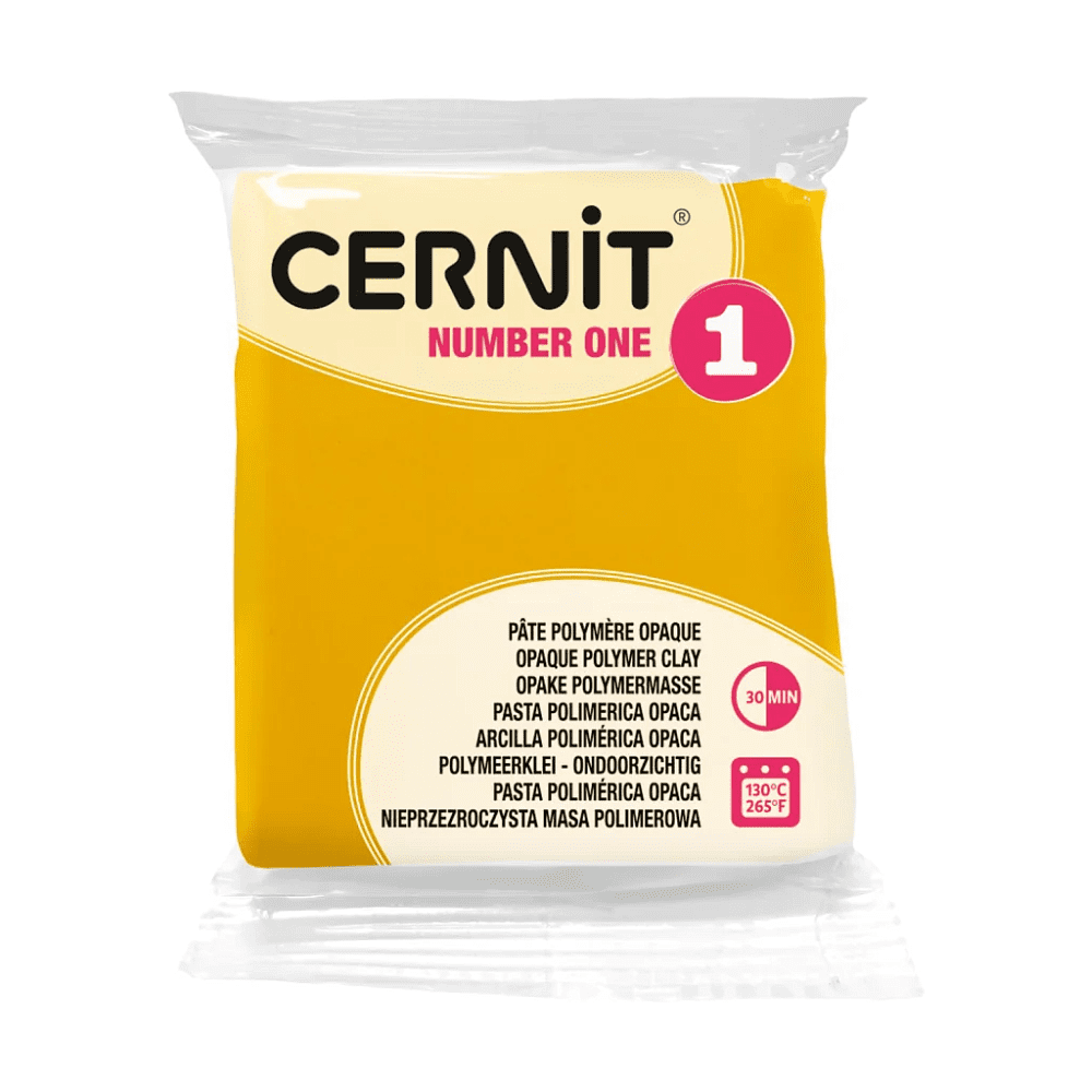 Полимерная глина "Cernit № 1 (Number One)", 56 г, 700 желтый - 2
