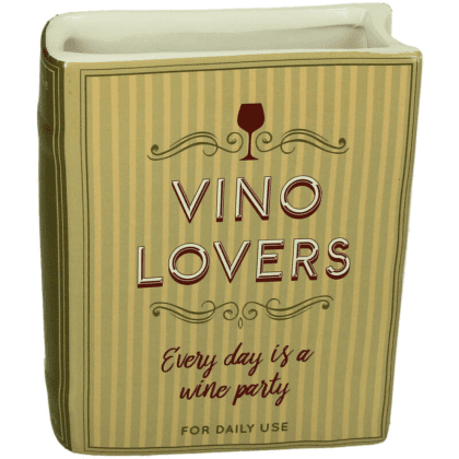 Ваза "Book Vino Lovers", 14.4х5.5х18.2 см, зеленый - 2