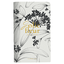 Планнер "Fleur", датированный, 130х210 мм, 32 листа, молочный, 2026