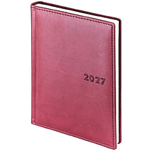 Ежедневник датированный "Velvet 27", A5, 336 стр, бордовый 2027