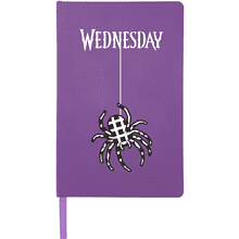 Блокнот в гибкой обложке «Wednesday», А5, фиолетовый