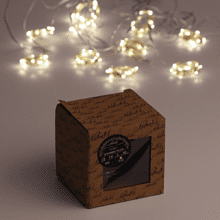 Гирлянда электрическая LED "Занавес. Роса", тепло-белый