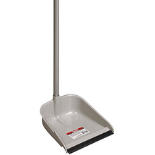 Совок для мусора с ручкой, серый