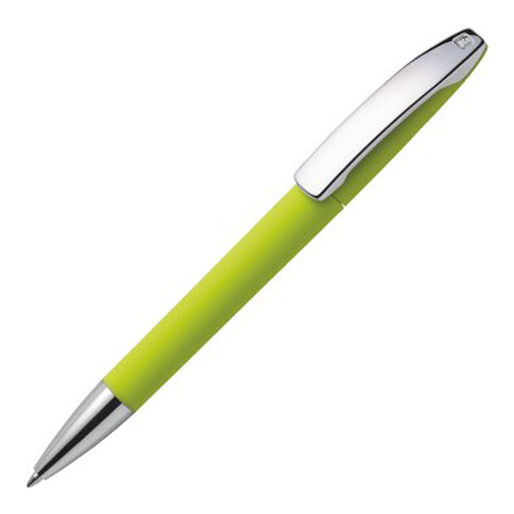 Ручка шариковая автоматическая "View GOM C CR", 1.0 мм, лимонный, серебристый, стерж. синий
