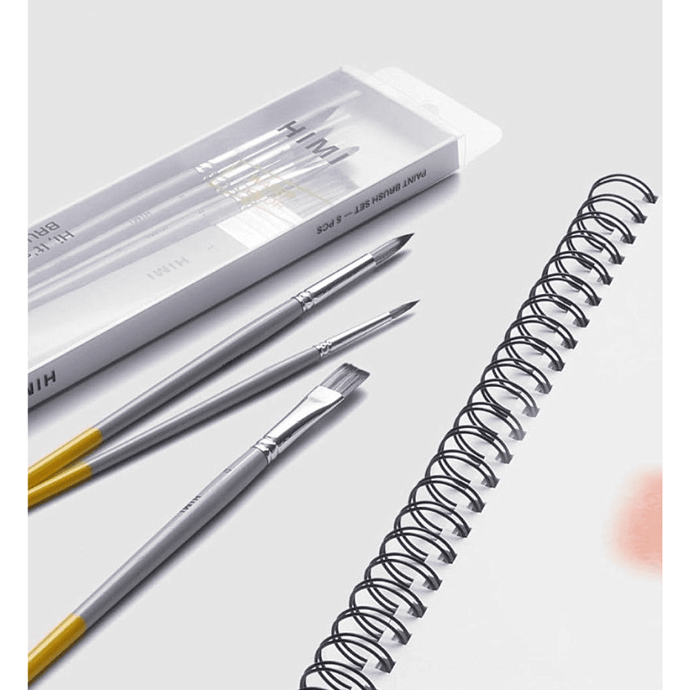 Набор кистей "Himi", 5 шт, синтетика - 8