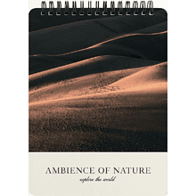 Блокнот "Ambience бархан", А5, 50 листов, в клетку, разноцветный