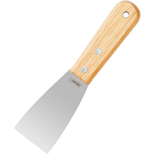 Шпатель Deli YS DL-HD2C, нержавеющий, 50 мм, деревянная рукоятка