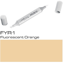 Маркер перманентный "Copic Sketch", FYR-1 флуоресцентный оранжевый