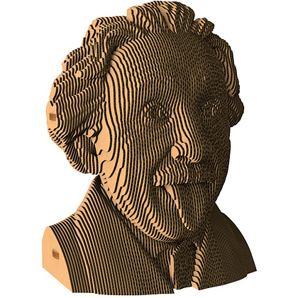 Пазл картонный 3D "Бюст Эйнштейн"