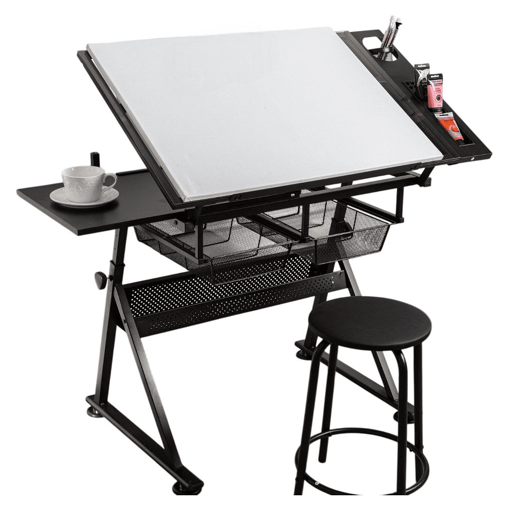 Стол для черчения и рисования "SoulArt 192909", стекло, с реryлировкой столешницы