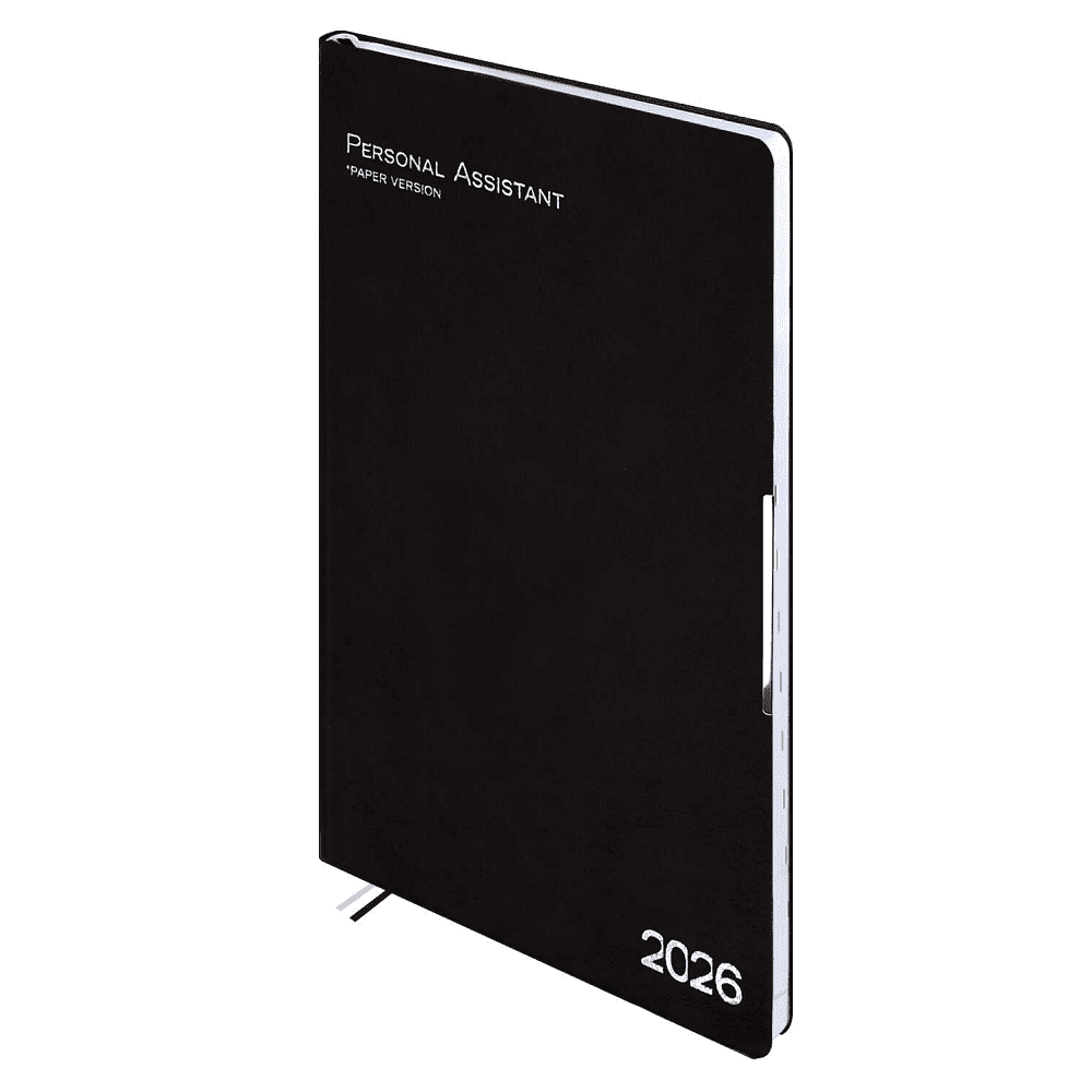 Ежедневник датированный "Шеврет глосс", А4, 240 страниц, черный, 2026 - 3