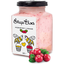 Медовый мусс "МарьЯжъ" с клюквой, 300 гр 